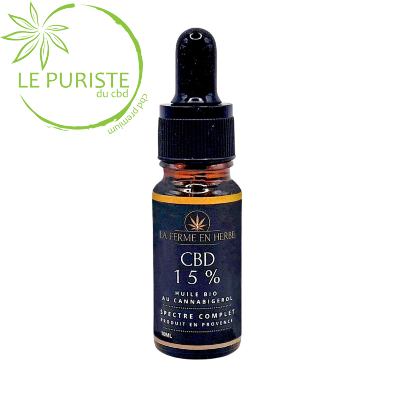 Huile full Spectrum CBD 15 %